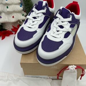 Christian Louboutin ASTROLOUBI leather suede low top sneaker . Size 43